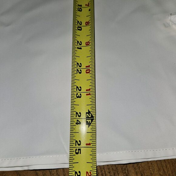 NEW LYANER White Frill Mock-Neck Blouse Size S – Pleated Long-Sleeve Feminine To - Picture 8 of 8